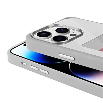 Apple iPhone 14 Pro Kılıf Ekranı Yansıtan Akıllı NFC Kapak