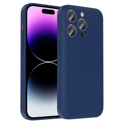 Apple iPhone 14 Pro Kılıf Kamera Korumalı Kartlık Hazneli Zore Vitra Kapak