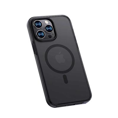 Apple iPhone 14 Pro Kılıf Kenarları Silikon Airbagli Mat Arka Yüzey Benks Icesand Kapak