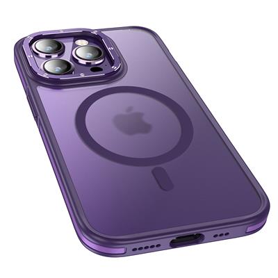 Apple iPhone 14 Pro Kılıf Magsafe Şarj Özellikli Mat Görünümlü Wlons Vevo Kapak