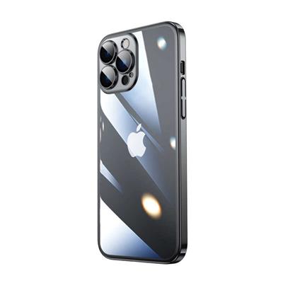 Apple iPhone 14 Pro Kılıf Sert PC Renkli Çerçeveli Zore Riksos Kapak