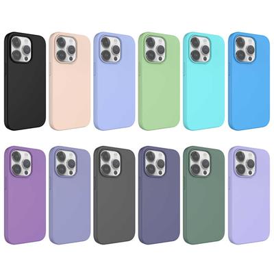 Apple iPhone 14 Pro Kılıf Sıvı Teknolojili Silinebilir Sert Zore Kivi Kapak