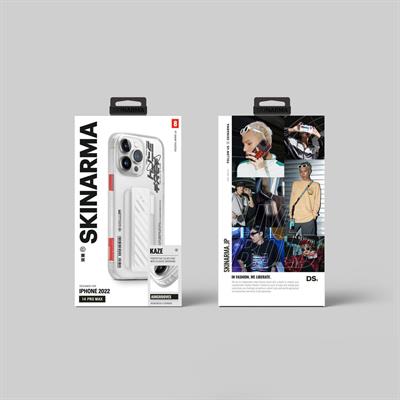 Apple iPhone 14 Pro Kılıf SkinArma Şeffaf Desenli Standlı Kaze Kapak