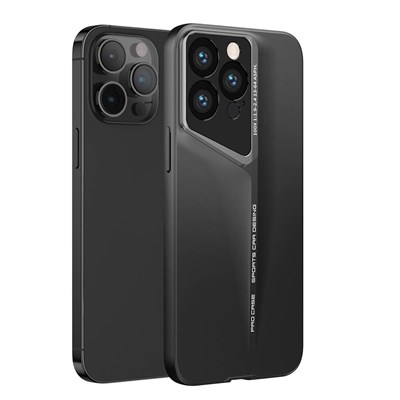 Apple iPhone 14 Pro Kılıf Ultra İnce Kameralı Korumalı Sert Rubber Zore Procase Kapak