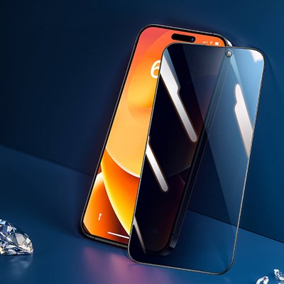 Apple iPhone 14 Pro Max Hidrofobik Ve Oleofobik Özellikli Benks Privacy Air Shield Ekran Koruyucu 10lu Paket
