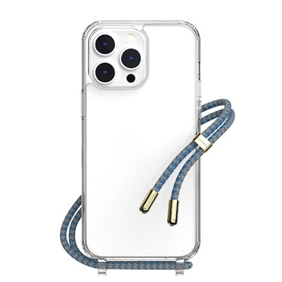 Apple iPhone 14 Pro Max Boyun Askılı Şok Önleyicili Şeffaf Switcheasy Play Kapak