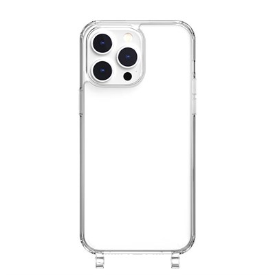 Apple iPhone 14 Pro Max Boyun Askılı Şok Önleyicili Şeffaf Switcheasy Play Kapak