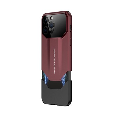 Apple iPhone 14 Pro Max Kılıf Çift Parçalı Mıknatıs Tasarımlı Zore Ays Pro İkili Kapak