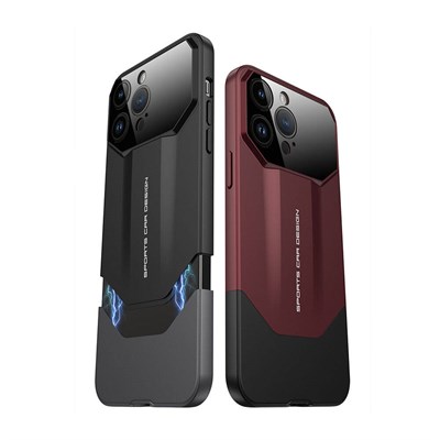 Apple iPhone 14 Pro Max Kılıf Çift Parçalı Mıknatıs Tasarımlı Zore Ays Pro İkili Kapak