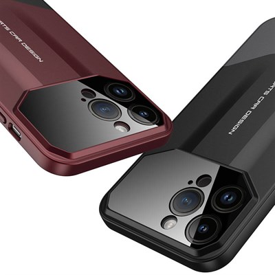 Apple iPhone 14 Pro Max Kılıf Çift Parçalı Mıknatıs Tasarımlı Zore Ays Pro İkili Kapak