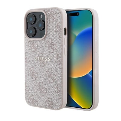 Apple iPhone 14 Pro Max Kılıf Guess Orjinal Lisanslı Magsafe Şarj Özellikli 4G Desen Yazı Logolu Kapak