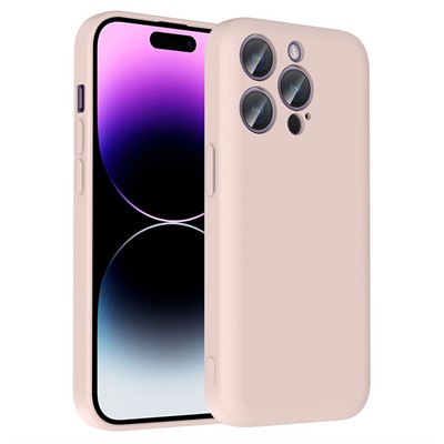 Apple iPhone 14 Pro Max Kılıf Kamera Korumalı Kartlık Hazneli Zore Vitra Kapak
