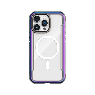 Apple iPhone 14 Pro Max Kılıf Magsafe Şarj Özellikli Transparan Sert PC Wlons Pita Kapak