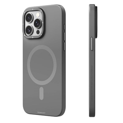 Apple iPhone 14 Pro Max Kılıf Magsafe Şarj Özellikli Çizilmeye Ve Aşınmaya Dayanıklı Youngkit Velvet Magnet Serisi Kapak