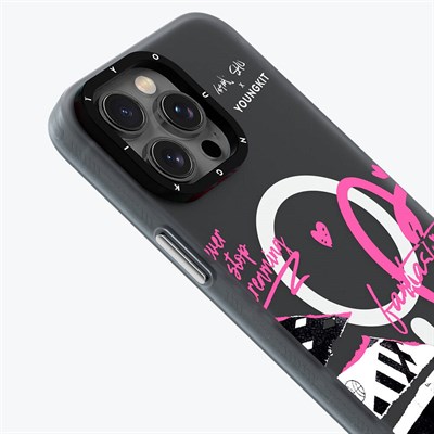 Apple iPhone 14 Pro Max Kılıf Magsafe Şarj Özellikli Shu Tasarımlı Youngkit Dreamland Serisi Kapak