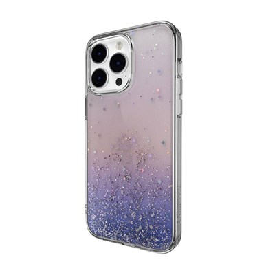 Apple iPhone 14 Pro Max Parlayan Simli Şeffaf Switcheasy Starfield Kapak