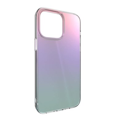 Apple iPhone 14 Pro Max Renk Geçişli Kenarları Şeffaf Tasarımlı Switcheasy Crush Plus Kapak