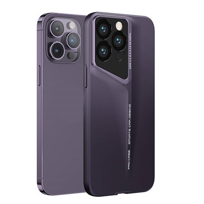 Apple iPhone 14 Pro Max Kılıf Ultra İnce Kameralı Korumalı Sert Rubber Zore Procase Kapak