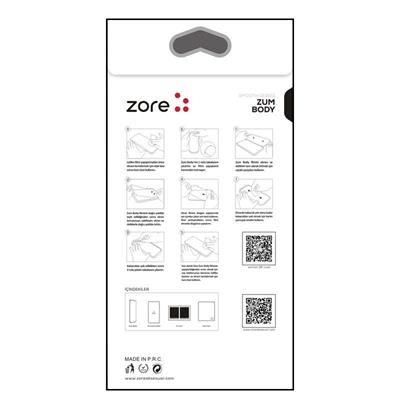 Apple iPhone 14 Zore Mat Zum Body Arka Koruyucu