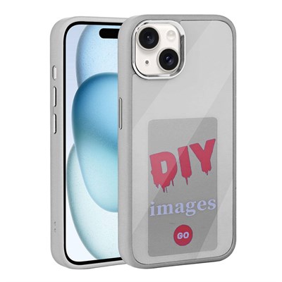 Apple iPhone 15 Kılıf Ekranı Yansıtan Akıllı NFC Kapak