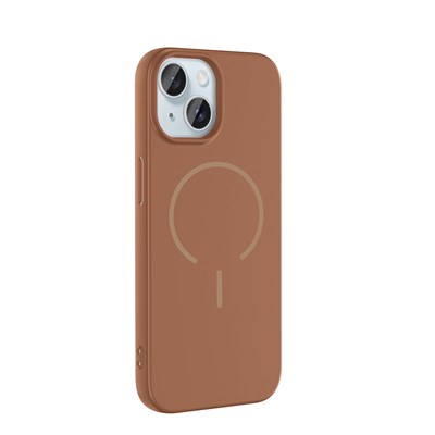 Apple iPhone 15 Kılıf M-safe Şarj Özellikli Zore Meta Kapak