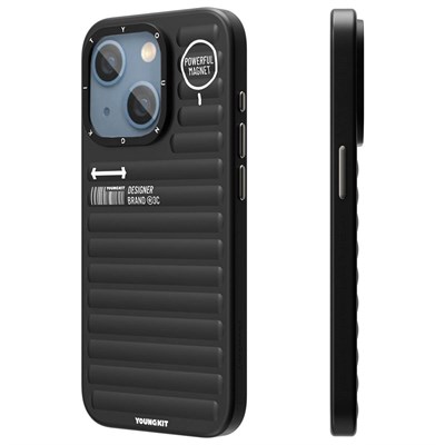 Apple iPhone 15 Kılıf Mat Renkli Tasarım YoungKit Original Serisi Kapak