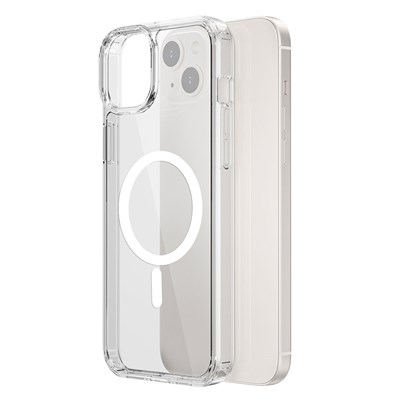 Apple iPhone 15 Kılıf Wiwu Magnetic Crystal Sert PC Kapak