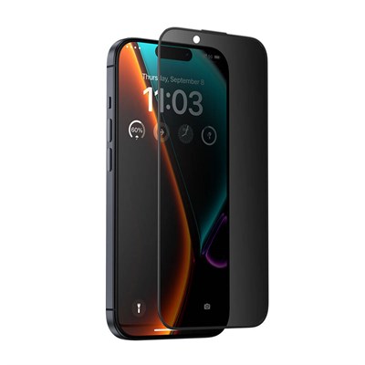 Apple iPhone 15 Plus Hidrofobik Ve Oleofobik Özellikli Benks Privacy Air Shield Ekran Koruyucu 10lu Paket