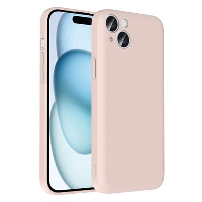 Apple iPhone 15 Plus Kılıf Kamera Korumalı Kartlık Hazneli Zore Vitra Kapak