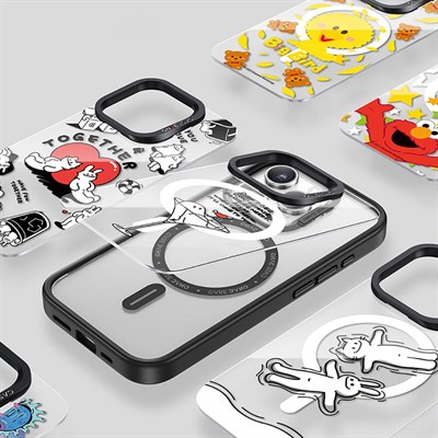 Apple iPhone 15 Plus Kılıf Magsafe Şarj Özellikli Casebang Body Frame Kapak