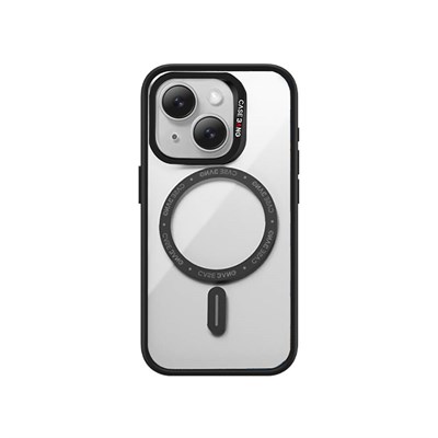 Apple iPhone 15 Plus Kılıf Magsafe Şarj Özellikli Casebang Body Frame Kapak