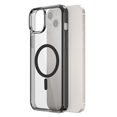 Apple iPhone 15 Plus Kılıf Wiwu Magnetic Crystal Sert PC Kapak