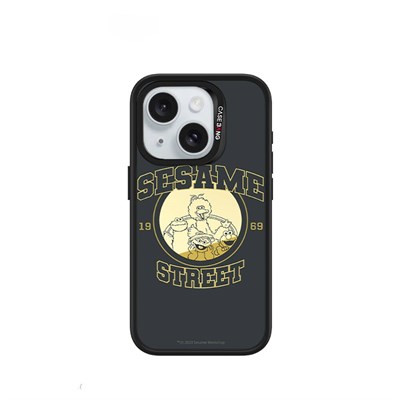 Apple iPhone 15 Plus Kılıf Magsafe Şarj Özellikli Ayrılabilir Arka Panel Sesame Street Protective Case Kapak