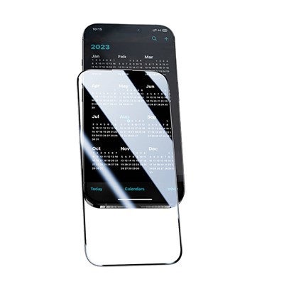 Apple iPhone 15 Pro Hidrofobik Ve Oleofobik Özellikli Benks Privacy Air Shield Ekran Koruyucu 10lu Paket