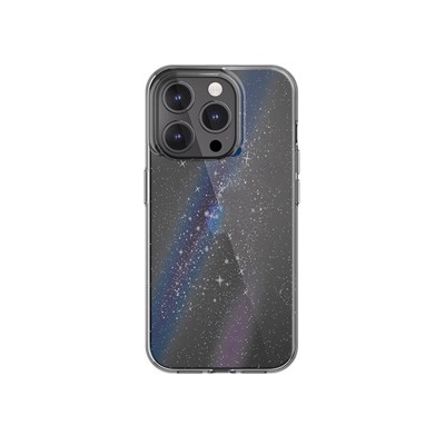 Apple iPhone 15 Pro Çift Katmanlı IMD Baskılı Bumper Switcheasy Cosmos Nebula Kapak