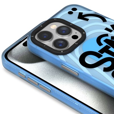 Apple iPhone 15 Pro Kılıf Magsafe Şarj Özellikli Youngkit Happy Hearth Serisi Kapak