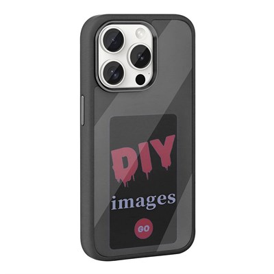 Apple iPhone 15 Pro Kılıf Ekranı Yansıtan Akıllı NFC Kapak