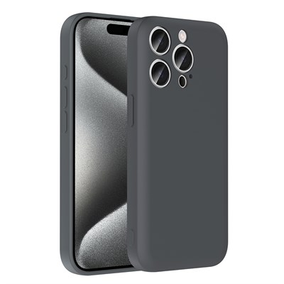 Apple iPhone 15 Pro Kılıf Kamera Korumalı Kartlık Hazneli Zore Vitra Kapak
