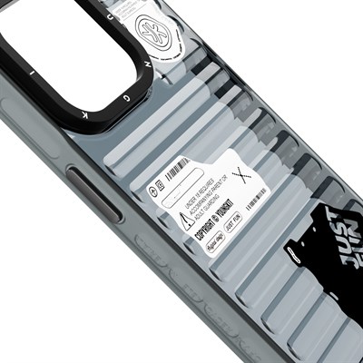 Apple iPhone 15 Pro Kılıf Şeffaf Renkli Tasarım YoungKit Fluorite Serisi Kapak