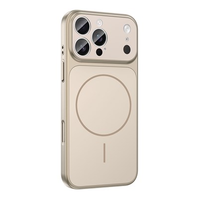 Apple iPhone 15 Pro Kılıf Zore M-Safe Şarj Özellikli Kamera Korumalı Formen Kapak