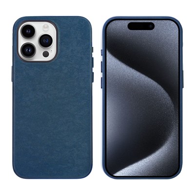 Apple iPhone 15 Pro Kılıf Zore PU Suni Deri Mimoza Kapak
