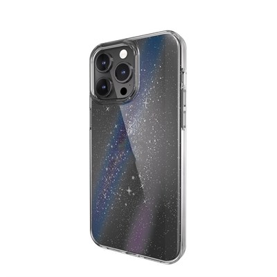 Apple iPhone 15 Pro Max Çift Katmanlı IMD Baskılı Bumper Switcheasy Cosmos Nebula Kapak
