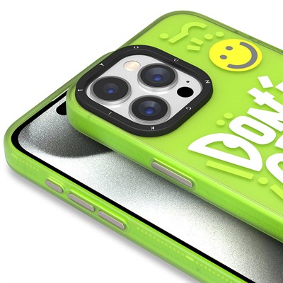 Apple iPhone 15 Pro Max Kılıf Magsafe Şarj Özellikli Youngkit Happy Hearth Serisi Kapak