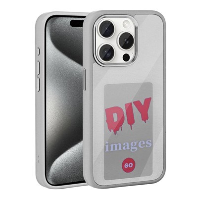 Apple iPhone 15 Pro Max Kılıf Ekranı Yansıtan Akıllı NFC Kapak