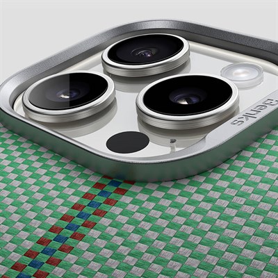 Apple iPhone 15 Pro Max Kılıf Magsafe Şarj Özellikli Şeffaf Sert PC Zore Embos Kapak