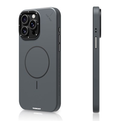 Apple iPhone 15 Pro Max Kılıf M-safe Şarj Özellikli Youngkit Dynamag Serisi Kapak