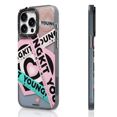 Apple iPhone 15 Pro Max Kılıf Magsafe Şarj Özellikli Airbagli Çift Katmanlı Youngkit Flipped Serisi Kapak