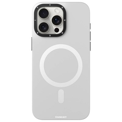 Apple iPhone 15 Pro Max Kılıf Magsafe Şarj Özellikli Çizilmeye Ve Aşınmaya Dayanıklı Youngkit Velvet Magnet Serisi Kapak
