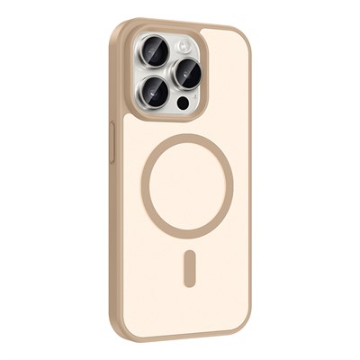 Apple iPhone 15 Pro Max Kılıf M-safe Şarj Özellikli Zore Babet Kapak