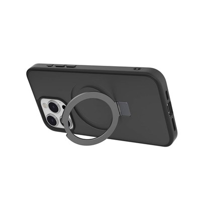 Apple iPhone 15 Pro Max Magsafe Şarj Özellikli Yüzük Standlı Switcheasy Magstand-M Kapak